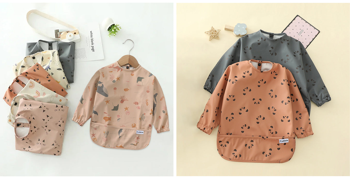 Cubble Waterproof Coverall Baby Feeding Bibs