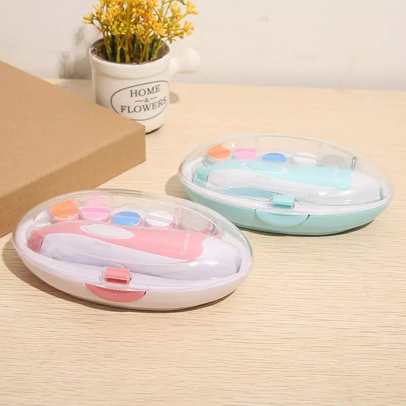 Cubble Electric Nail Trimmer Set with LED Light