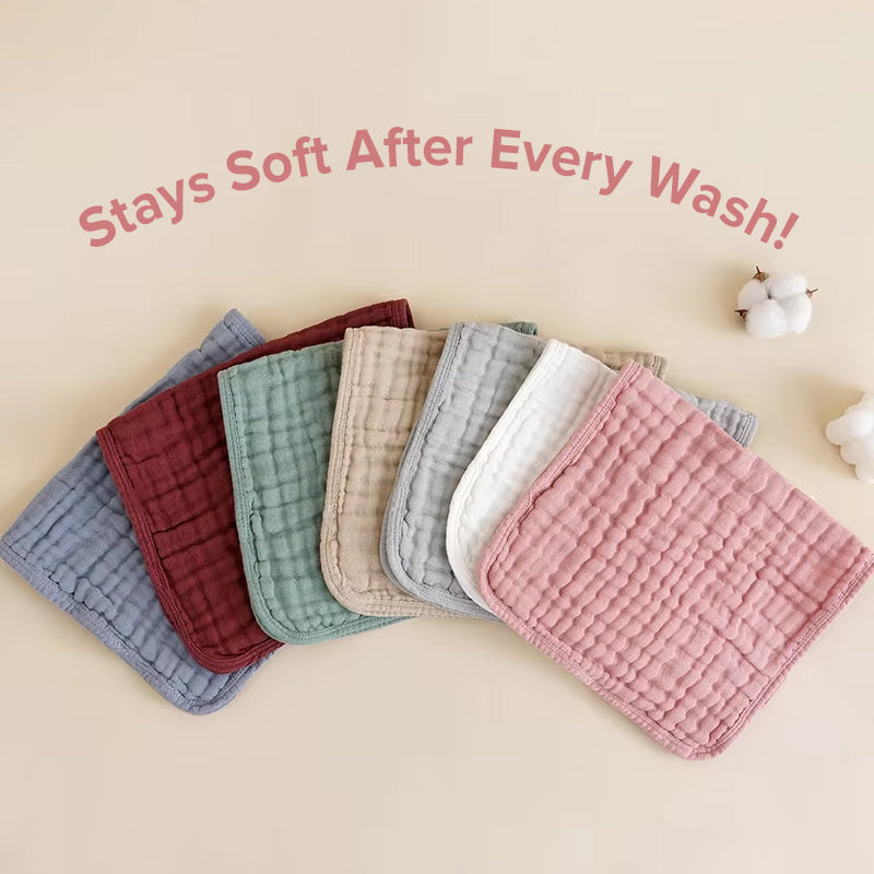 Cubble 100% Cotton Muslin Cloths (Pack of 6)
