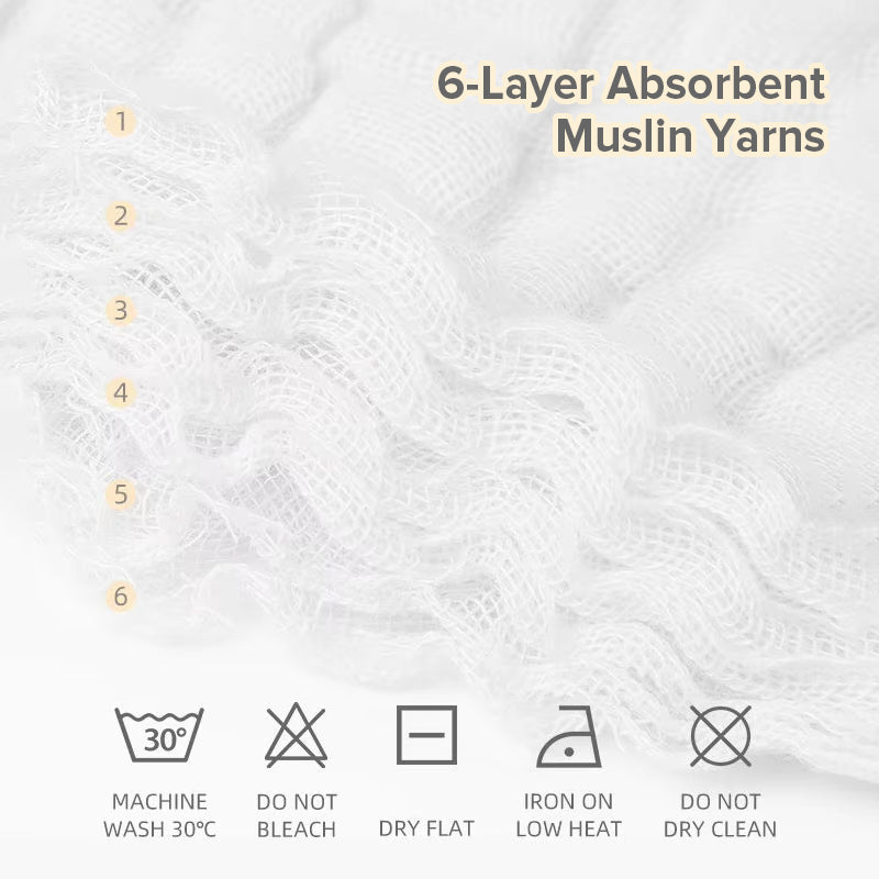 Cubble 100% Muslin Baby Washcloths