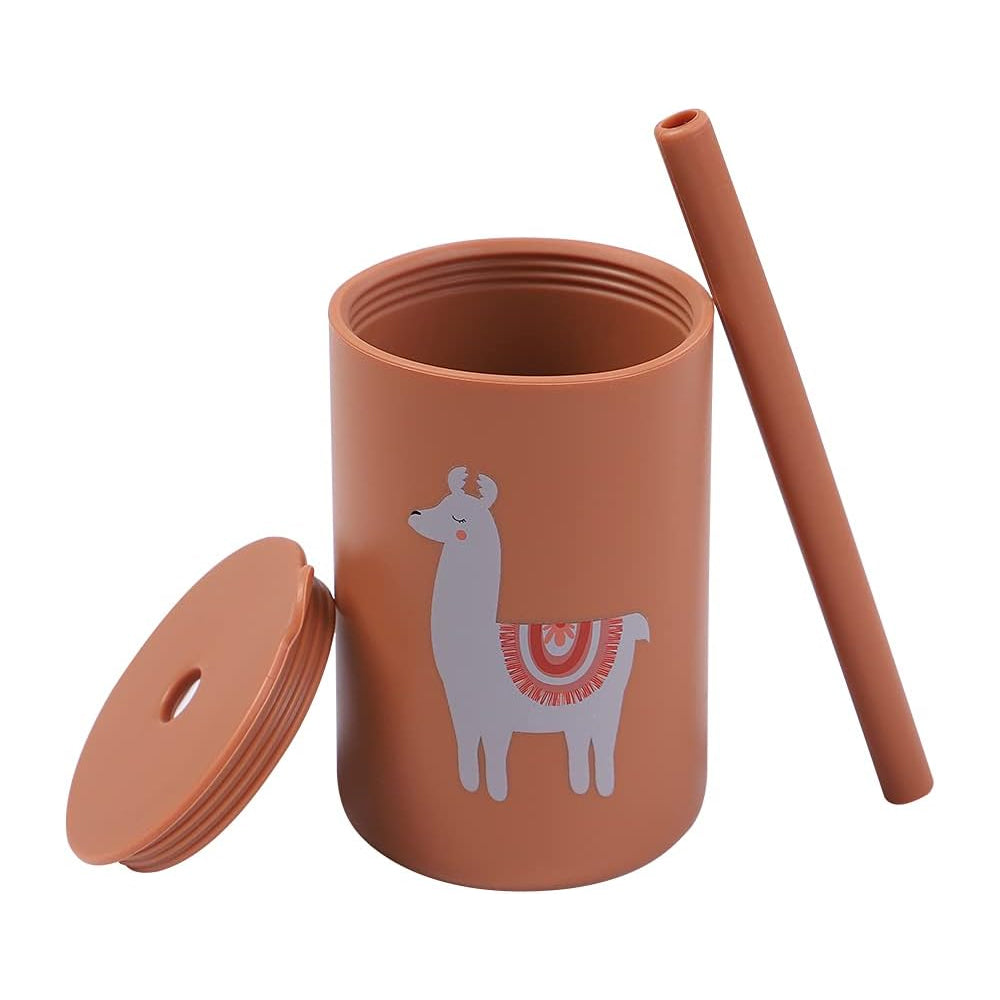 Cubble No-Spill Printed Silicone Straw Cup (150ml)