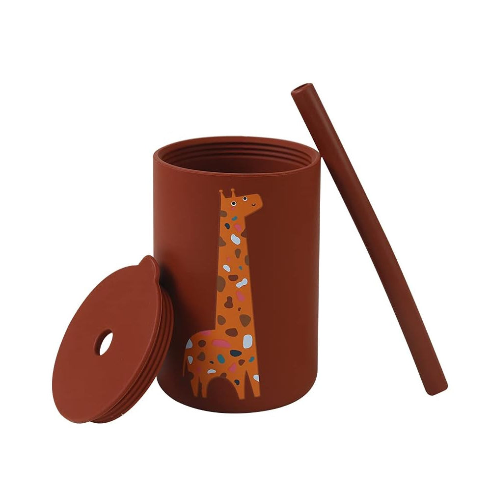 Cubble No-Spill Printed Silicone Straw Cup (150ml)