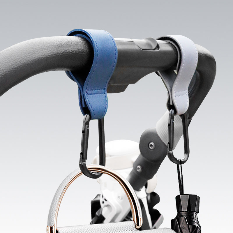 Cubble Leather-Style Stroller Hooks