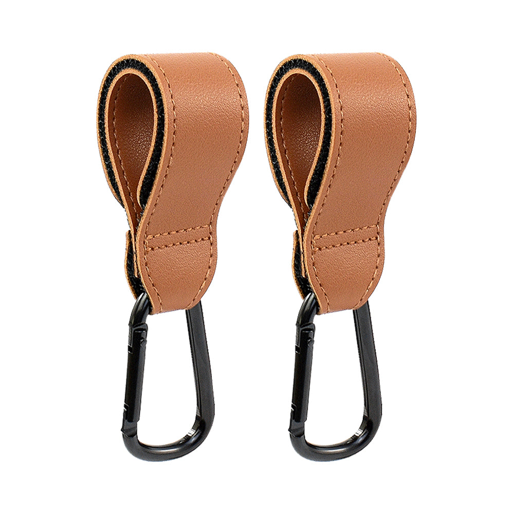 Cubble Leather-Style Stroller Hooks