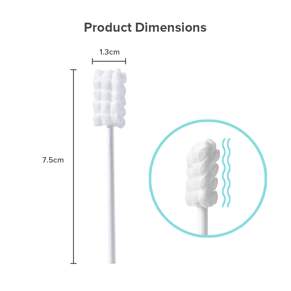 Cubble Disposable Baby Oral Cleaners and Toothbrush (60pcs)